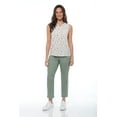 thumbnail image 5 of JAX Women's Printed Sleeveless Textured Top, 5 of 5