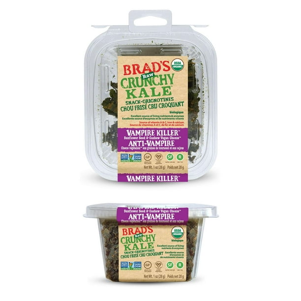 Brads Raw Vampire Killer Sunflower Seed & Cashew Leafy Crunchy Kale, 28