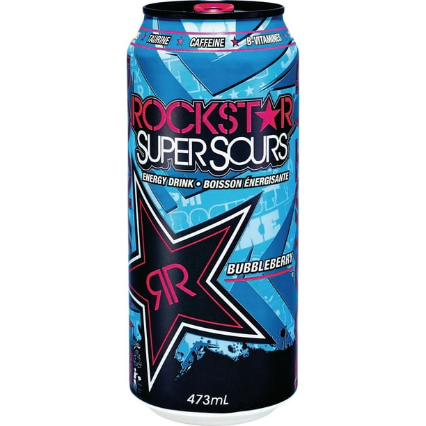 Rockstar SuperSours Bubbleberry Energy Drink, 473mL - Walmart.ca