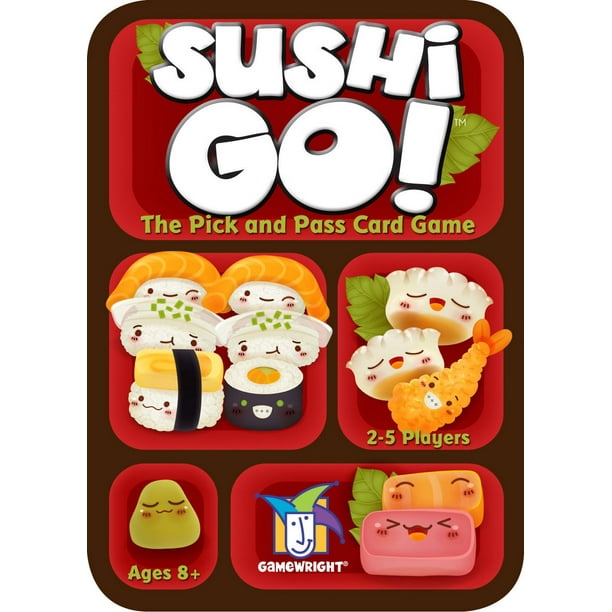 Kroeger Sushi Go! - The Pick And Pass Card Game, Reinforces Probability,  Strategic Thinking. 