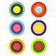 Autocollants ronds à peler et coller Puj multicolores – image 1 sur 4