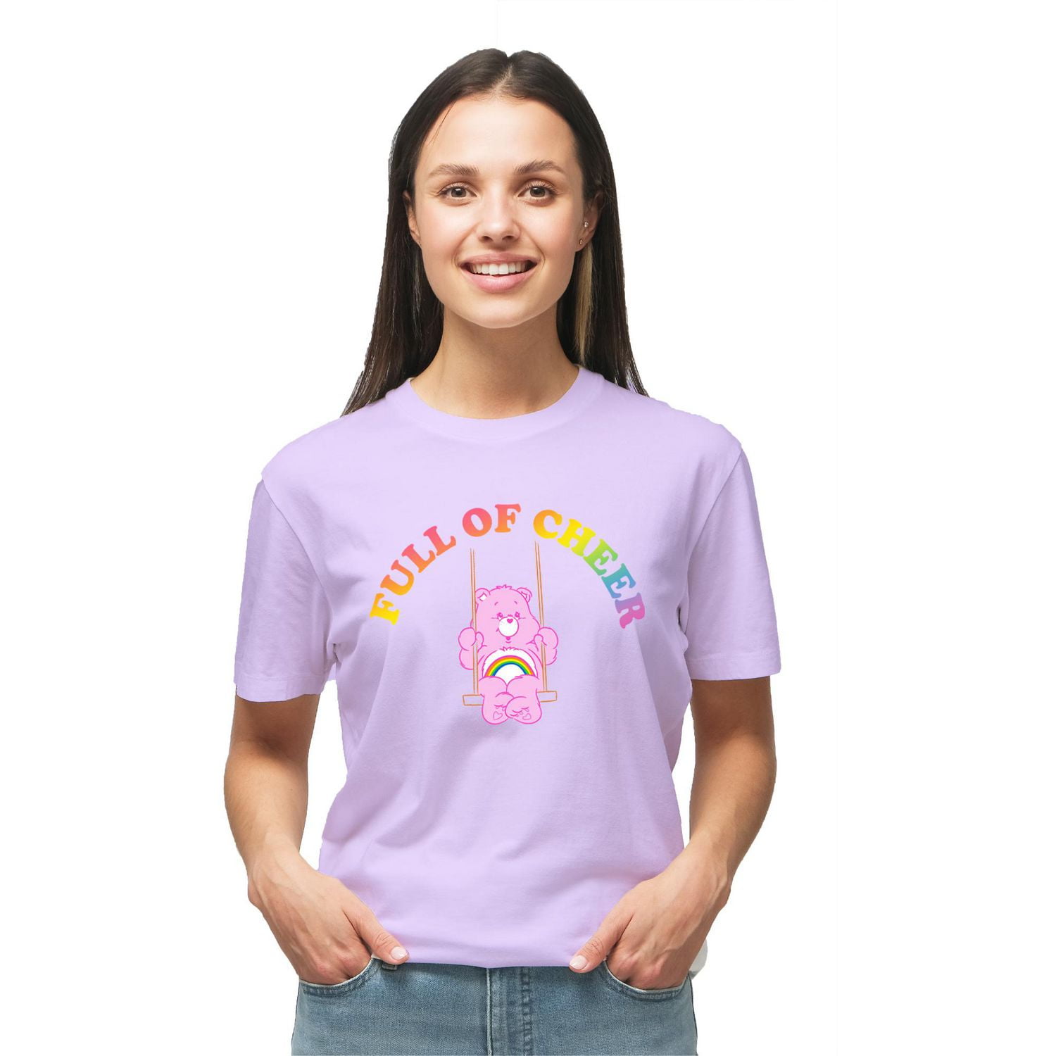 Ladies Care Bears Full Of Cheer Short Sleeve T-Shirt