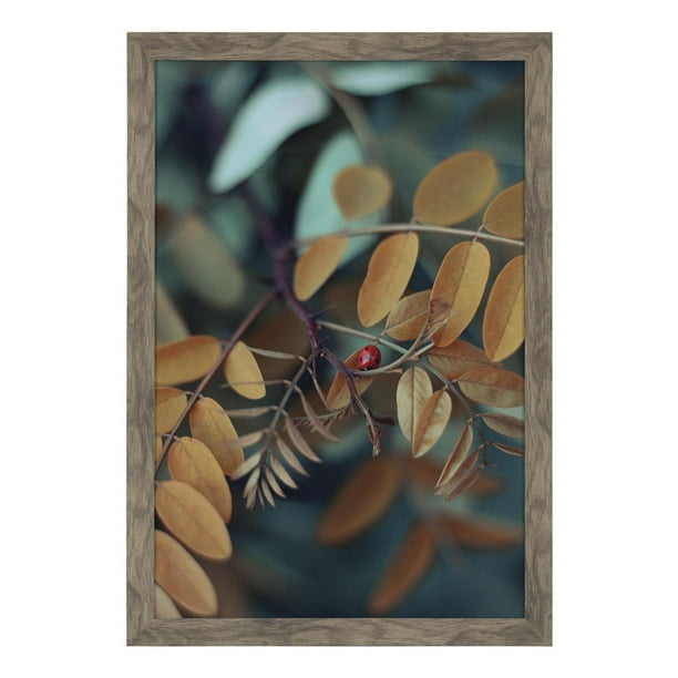 hometrends Museum Gray Woodgrain Poster Frame Walmart.ca