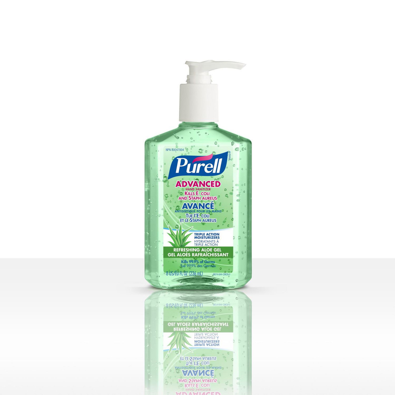 Purell® Advanced Instant Pump Hand Sanitizer - Aloe Gel 236 mL