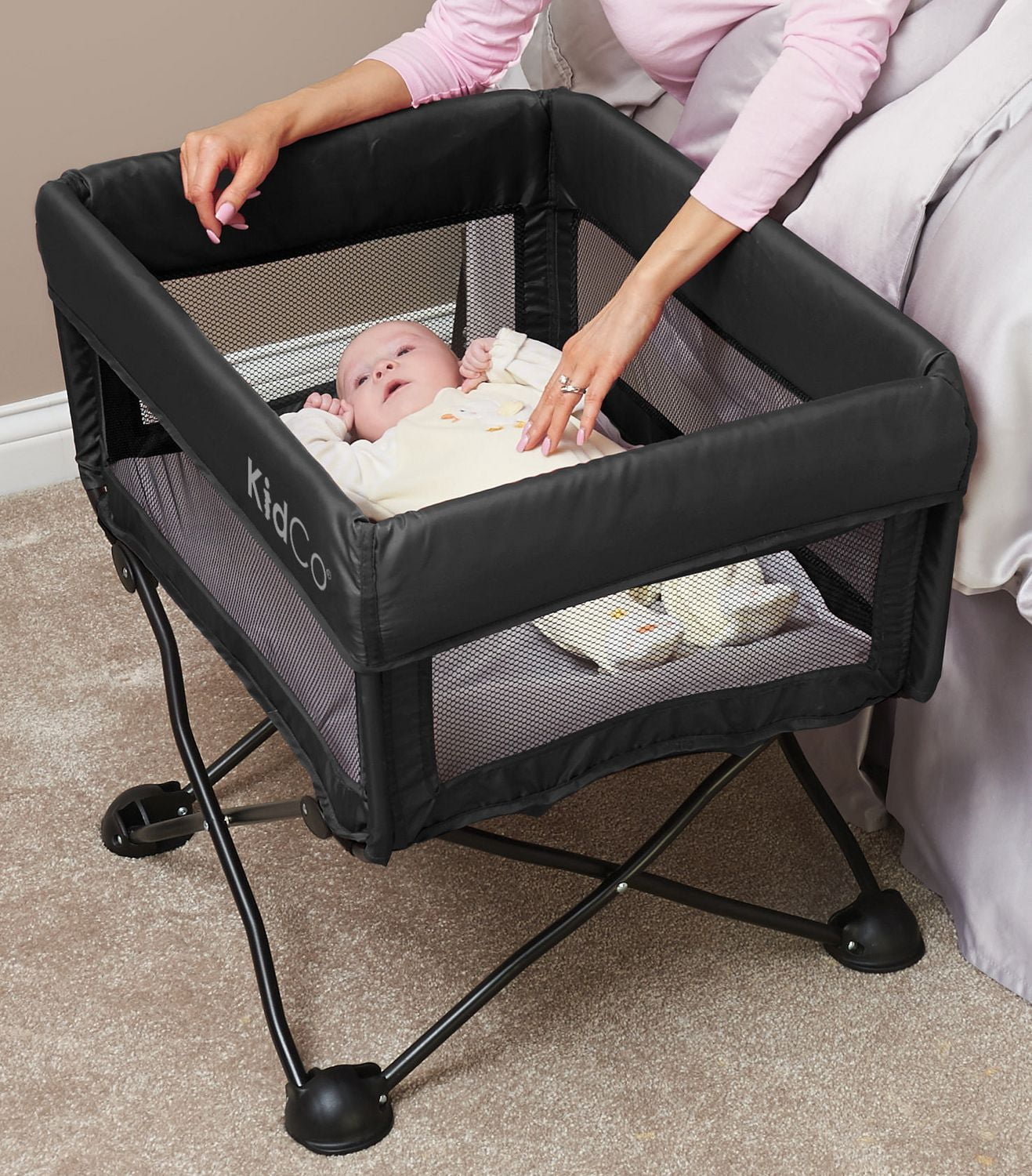 Portable travel clearance bassinet