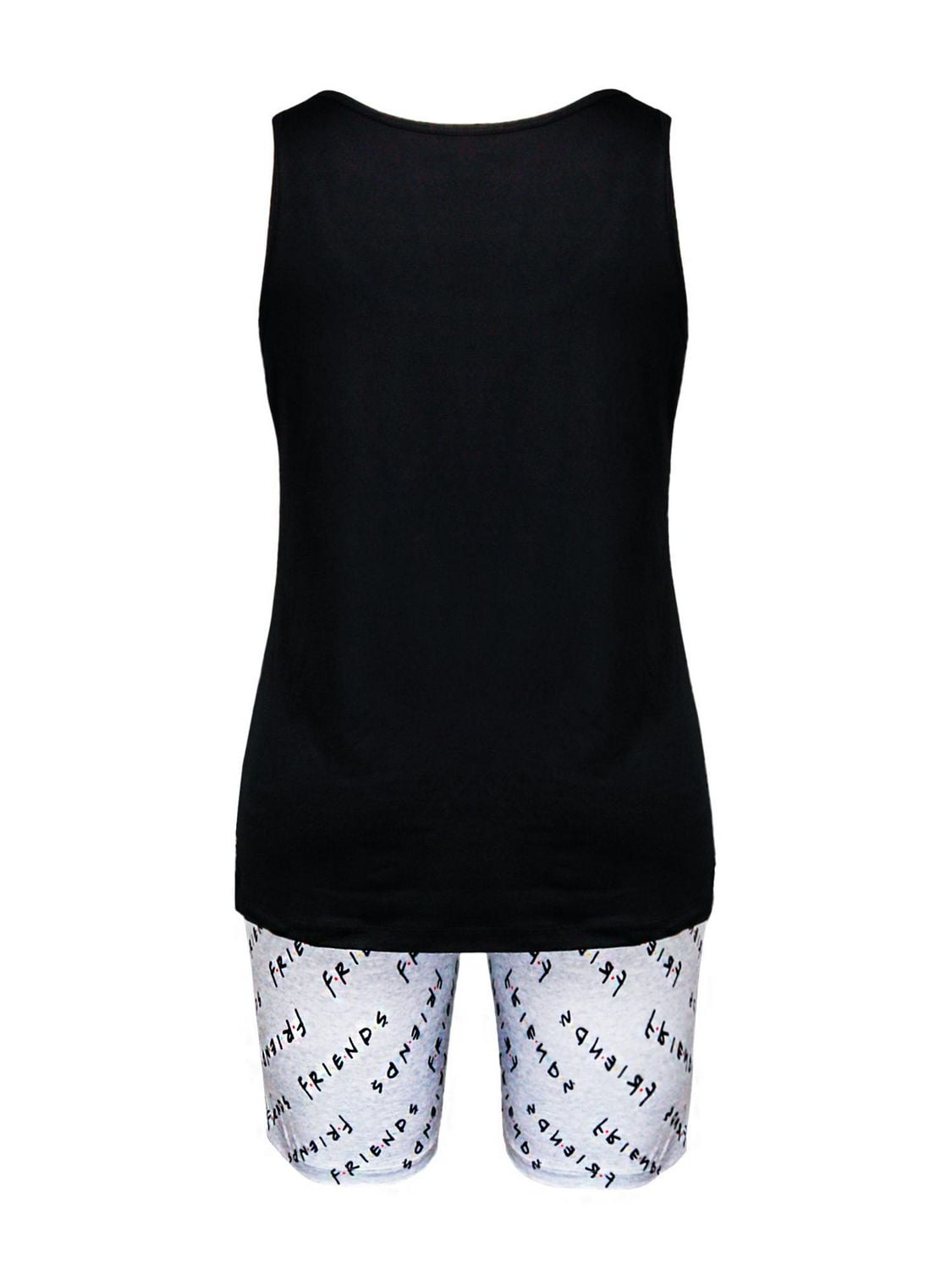 Friends two piece pajama set for ladies