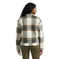 thumbnail image 3 of Mexx Women's Soft Brushed Plaid Bomber Jacket, 3 of 4