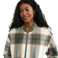 thumbnail image 4 of Mexx Women's Soft Brushed Plaid Bomber Jacket, 4 of 4