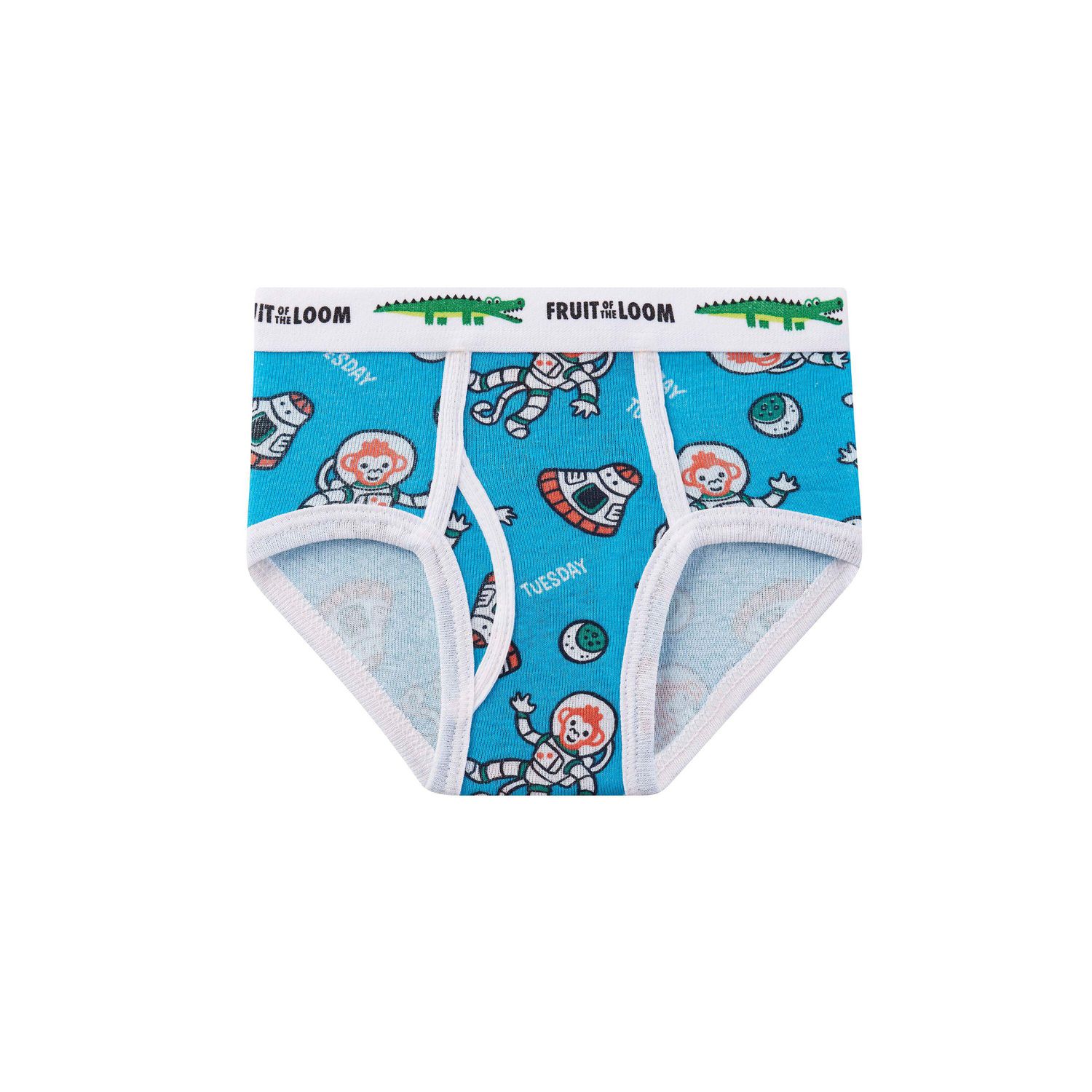 Fruit of the Loom Toddler Girl Brief Underwear, 6 Pack, Sizes 2T-5T 