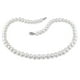 Collier Miabella avec perles blanches de 6,5 à 7 mm en argent sterling – image 1 sur 3