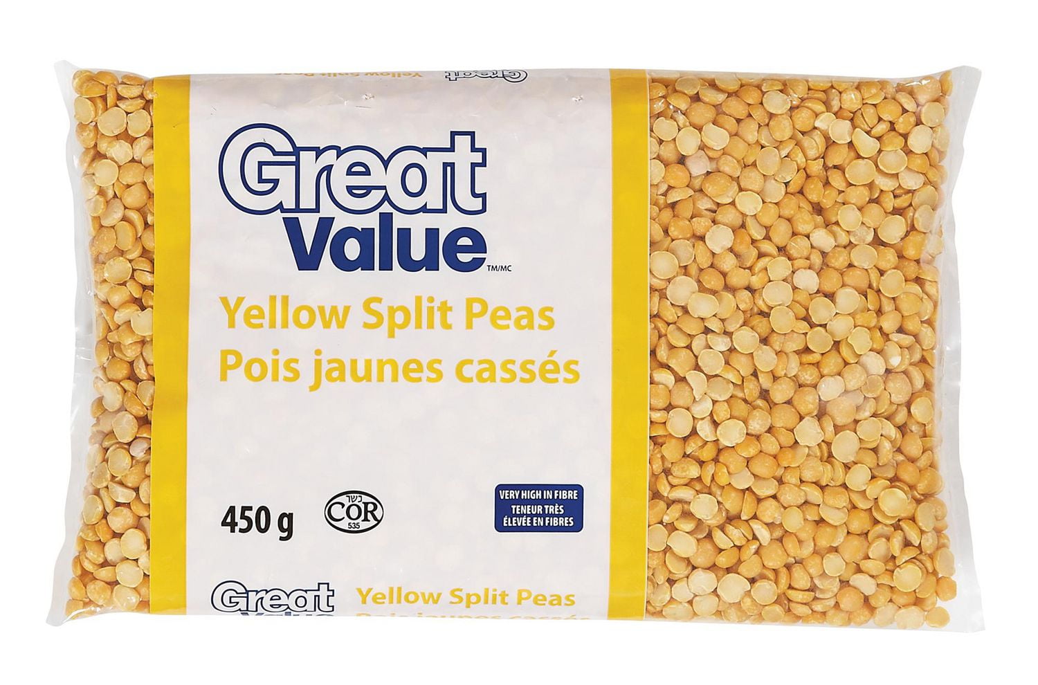 Great Value Yellow Split Peas Walmart Canada