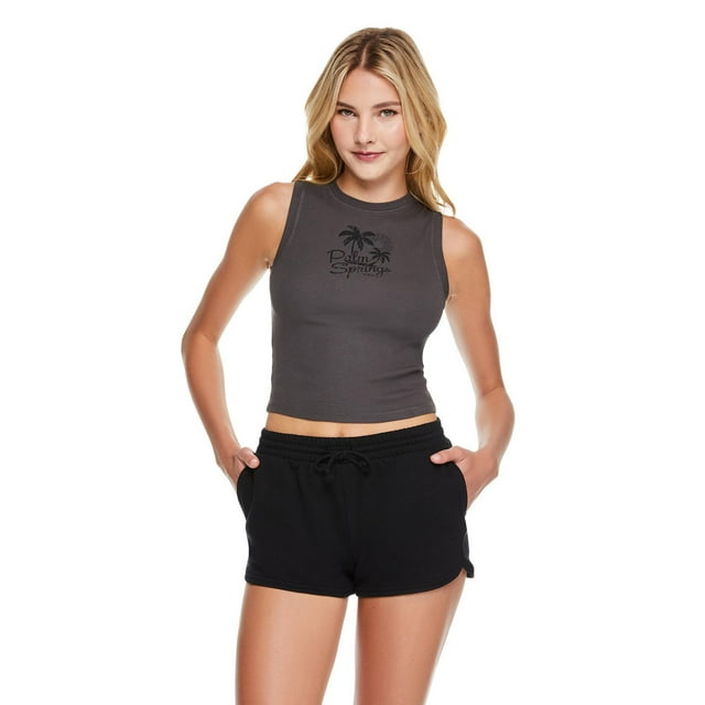 No Boundaries Women's Rib Tank Top