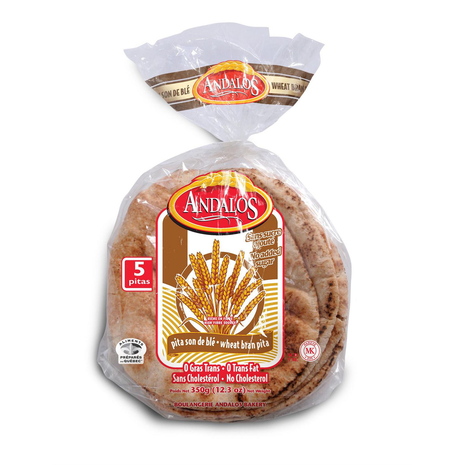 AND1 Andalos Wheat Bran Pita Bread Walmart Canada