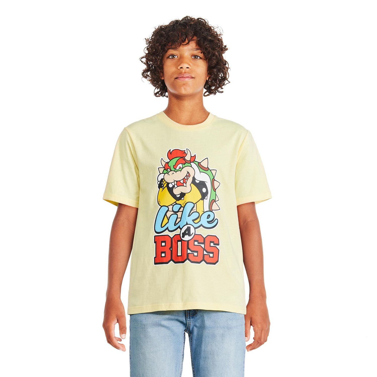 Super Mario Boys' Short Sleeve Tee