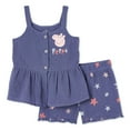 thumbnail image 1 of Peppa Pig Toddler Girls' Crinkled 2-Piece Set, 1 of 1