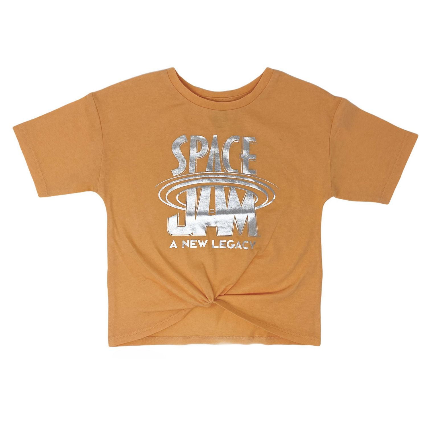 Space Jam T-shirt à manches courtes pour fille avec nœud sur le devant