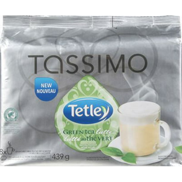 Tassimo Tetley Latte thé Vert Paq. de 8 T-Discs, 439 g