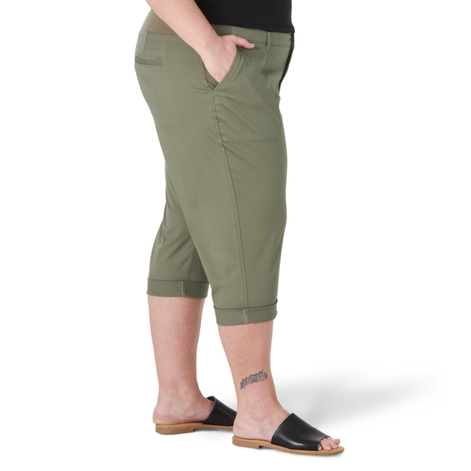 Lee Riders Capri Utilitaire Confort Grande Taille Pour Femme