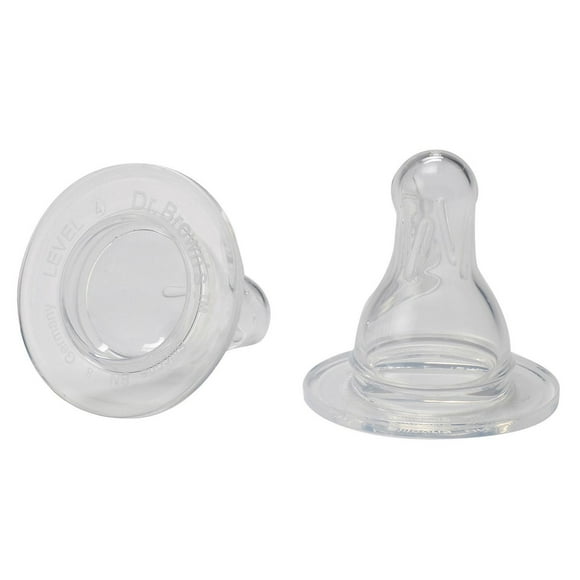 Dr. Brown's Standard Silicone Nipple Level 4, 2-Pack, 2 Pack