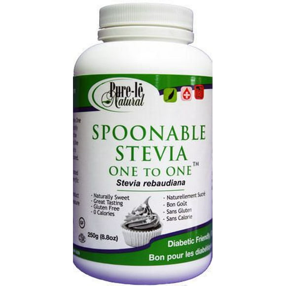 Poudre Spoonable Stevia One to One de Natural de Pure-lē