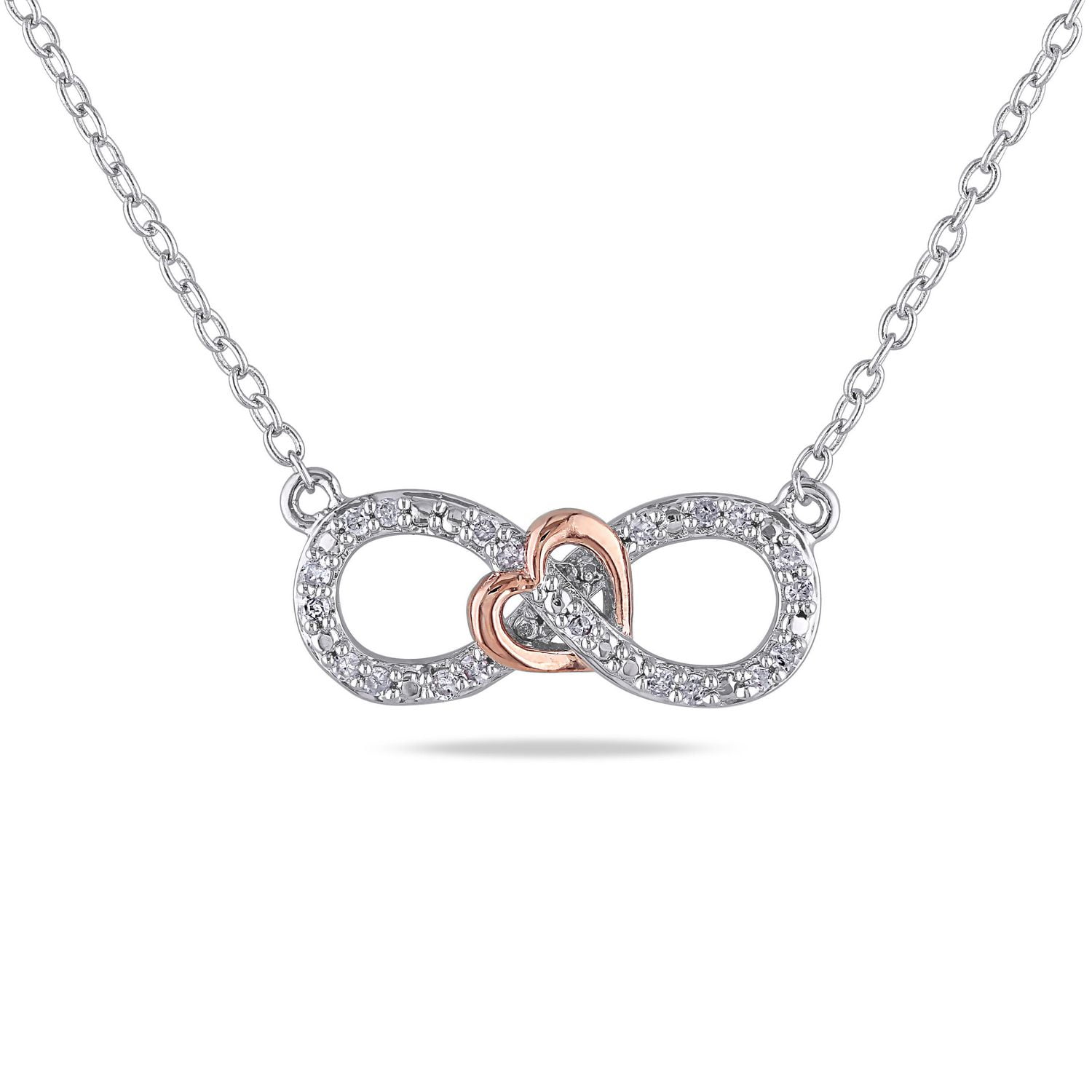 Infinity heart sale necklace walmart