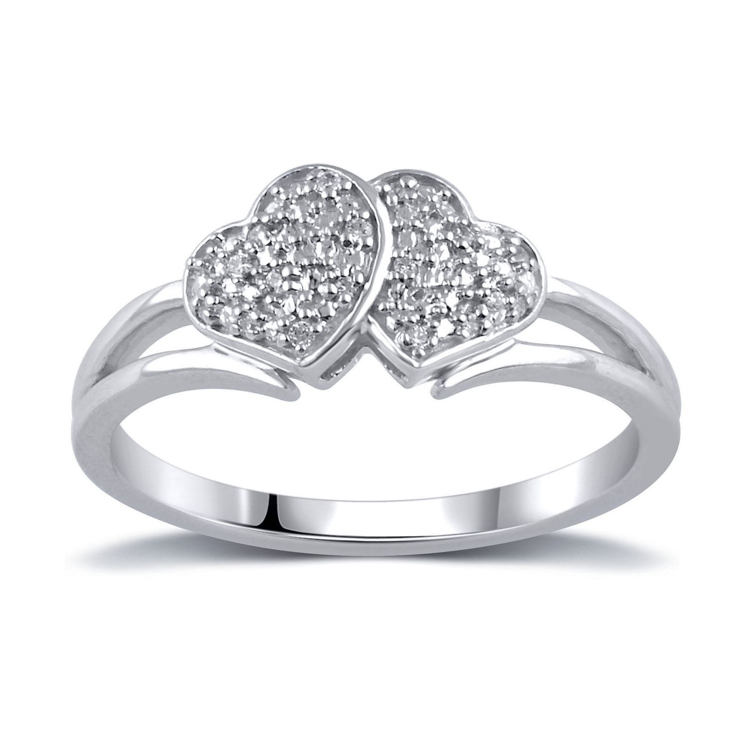 0.04 Ct T.W. Diamond Promise Ring in Sterling Silver Walmart Canada