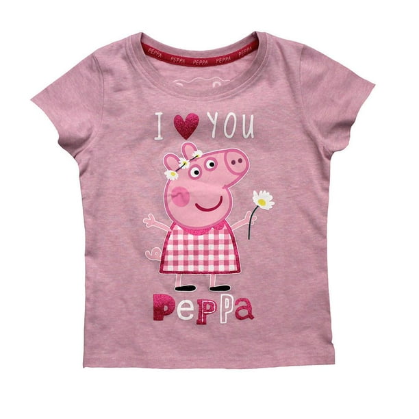 T-shirt Peppa Pig pour filles