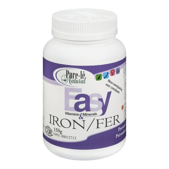 Poudre de fer Easy Vitamins & Minerals Natural de Pure-lē