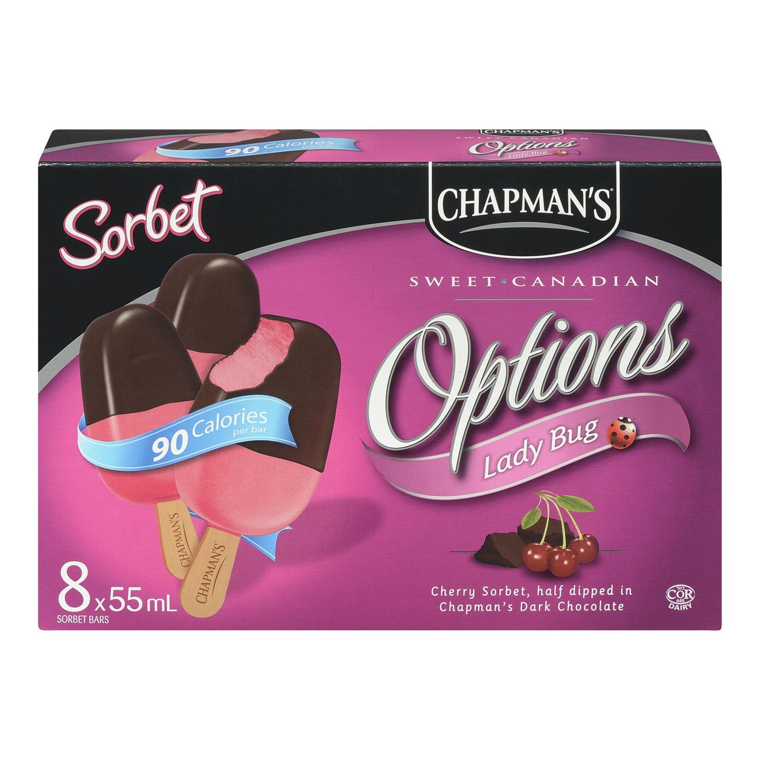 Chapman's Ice Cream Chapman's Lady Bug Sorbet bar Walmart Canada