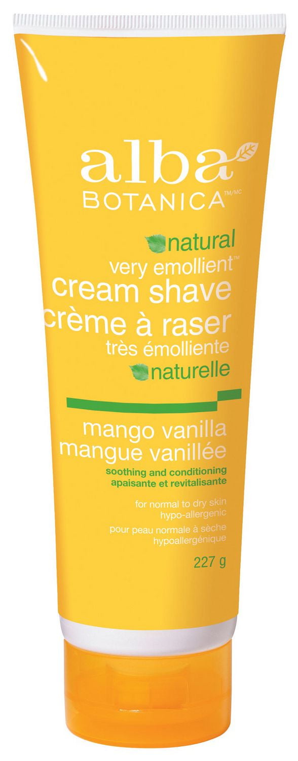 Alba Botanica Natural Mango Vanilla Very Emollilient Shave Cream