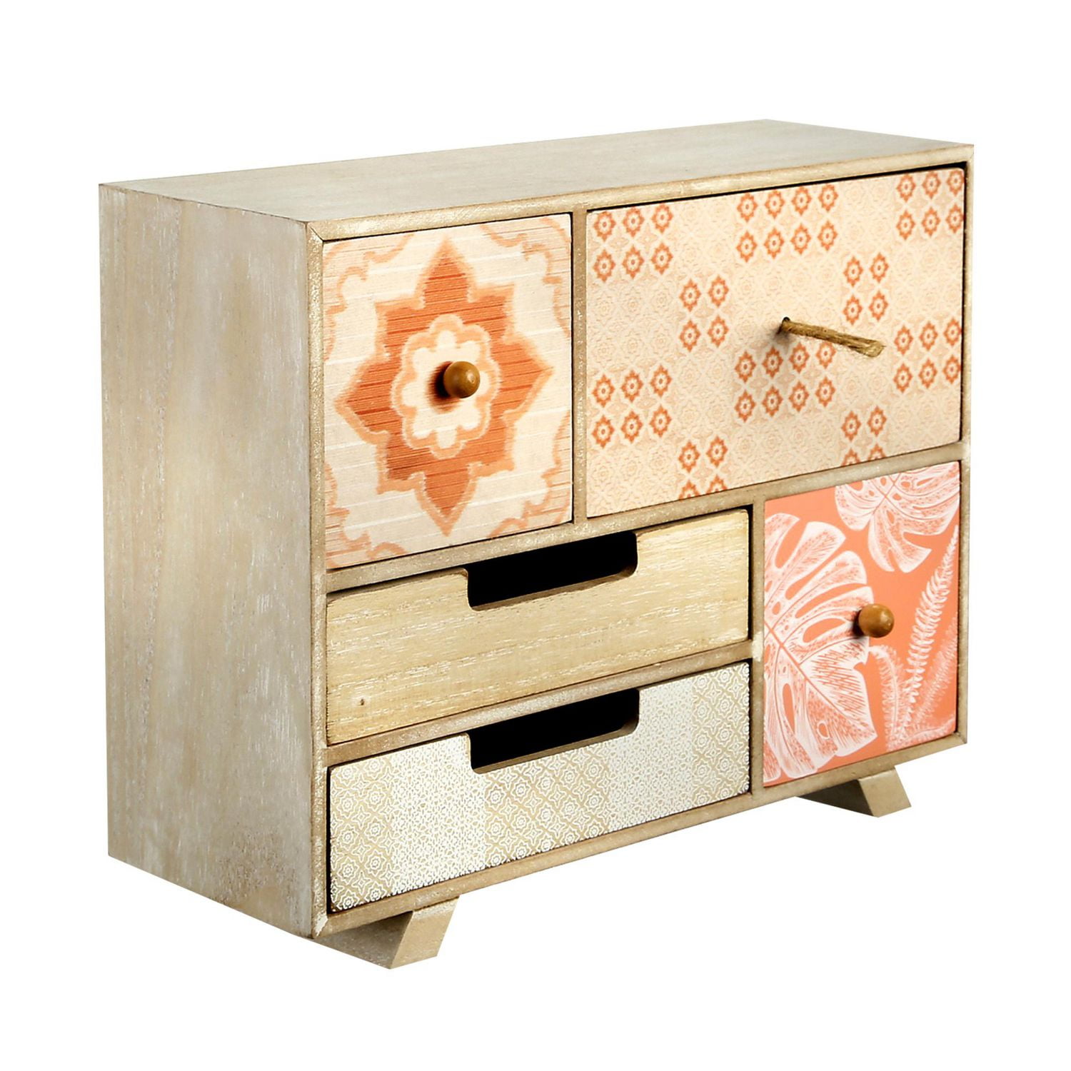 Sunset Beach by hometrends 5Drawer Tabletop Storage Unit Walmart Canada