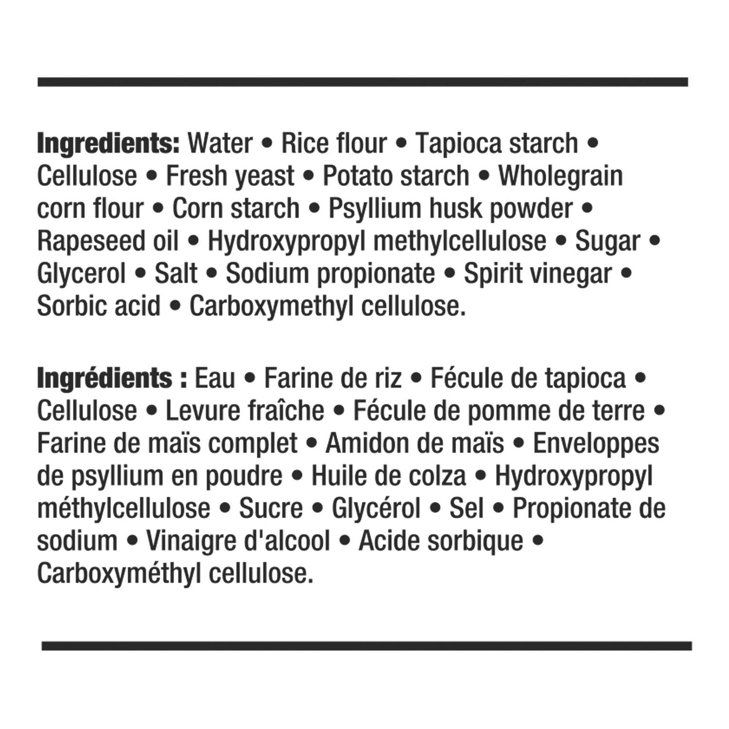 Muffins anglais Promise Gluten Free 4 morceaux, total de 240 g