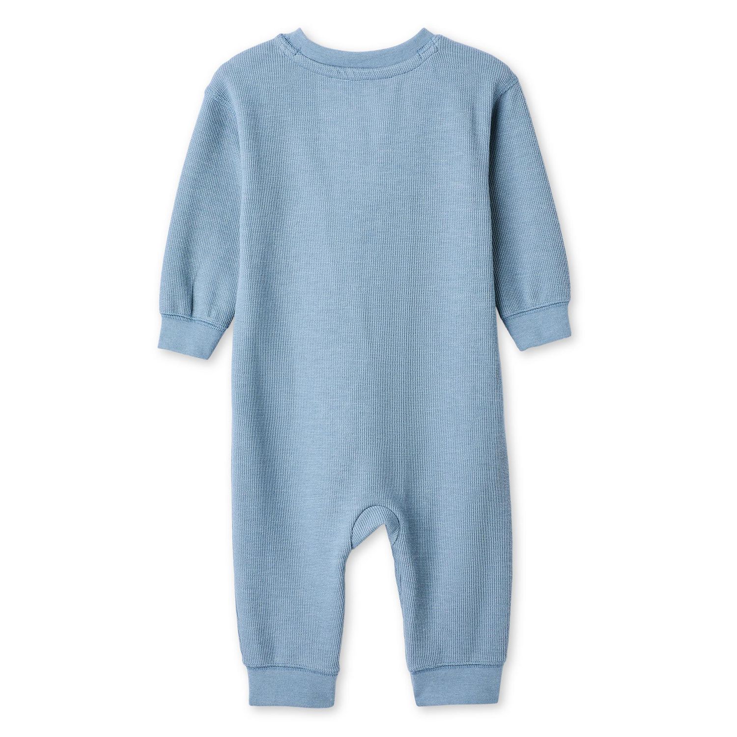 George Baby Boys' Waffle Henley Romper
