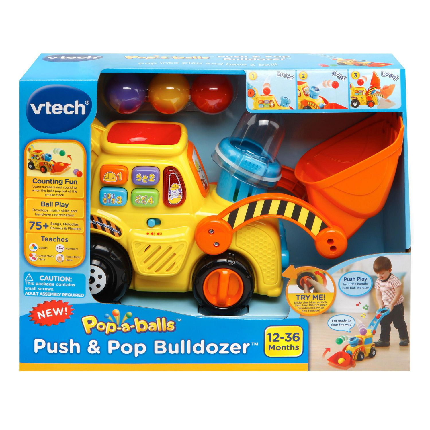 Vtech push and pop bulldozer store replacement balls