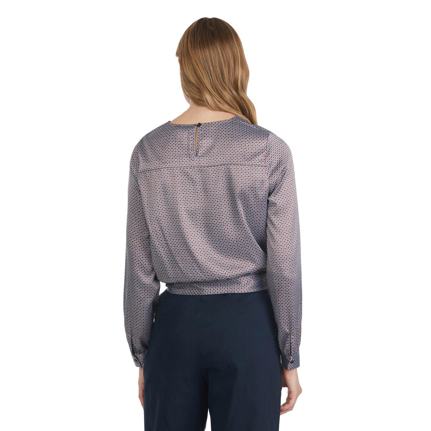 Chemisier croisé avec nœud autocollant pour femmes de Mexx