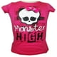 Monster High T-shirt basique lumineux pour filles – image 1 sur 1