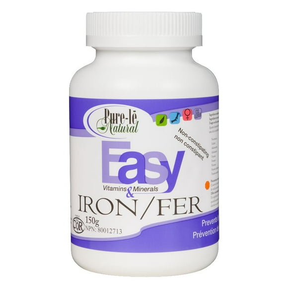 Poudre de fer Easy Vitamins & Minerals Natural de Pure-lē