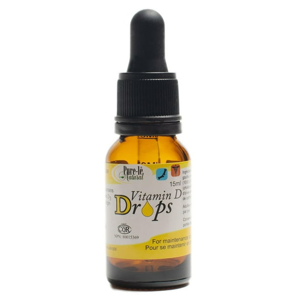 Gouttes de vitamine D3 Natural de Pure-lē pour adultes