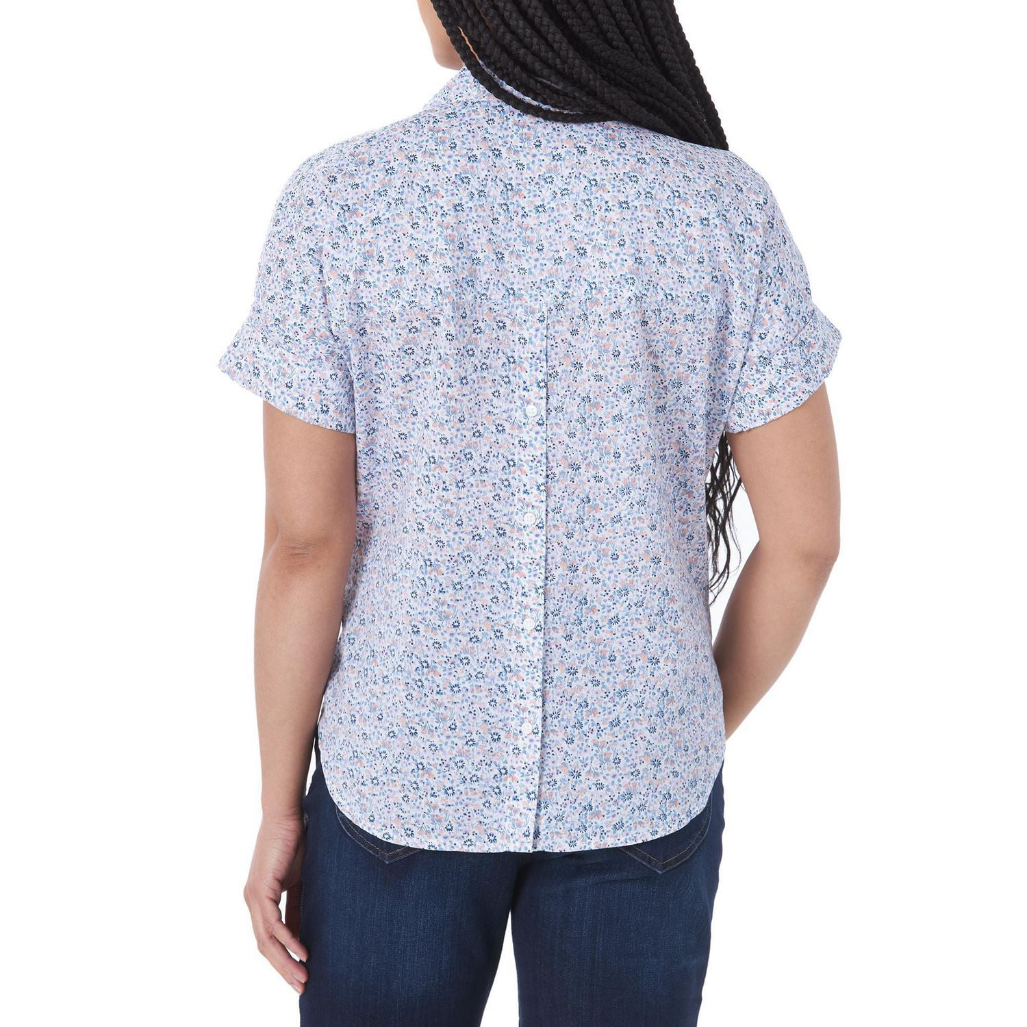 Lee Riders Women's Short Sleeve Popover Shirt