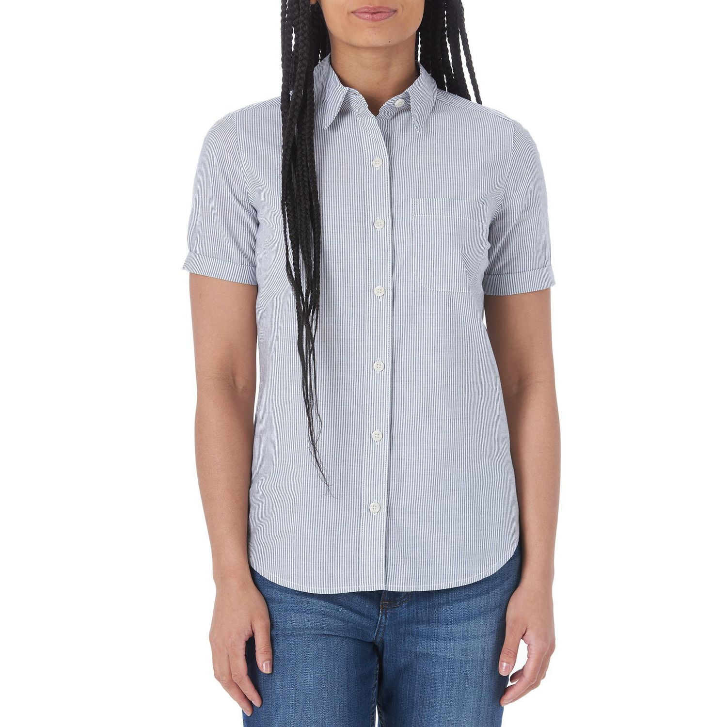 Lee Riders Women's Short Sleeve Woven Shirt
