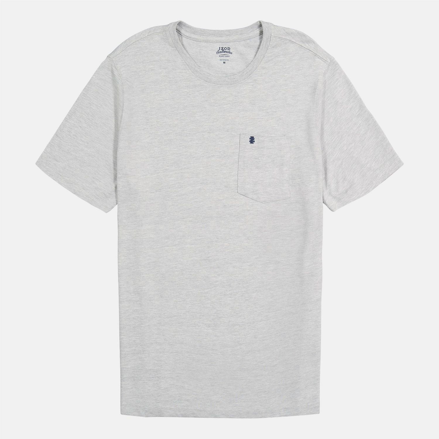 IZOD MENS SHORT SLEEVE POCKET TEE