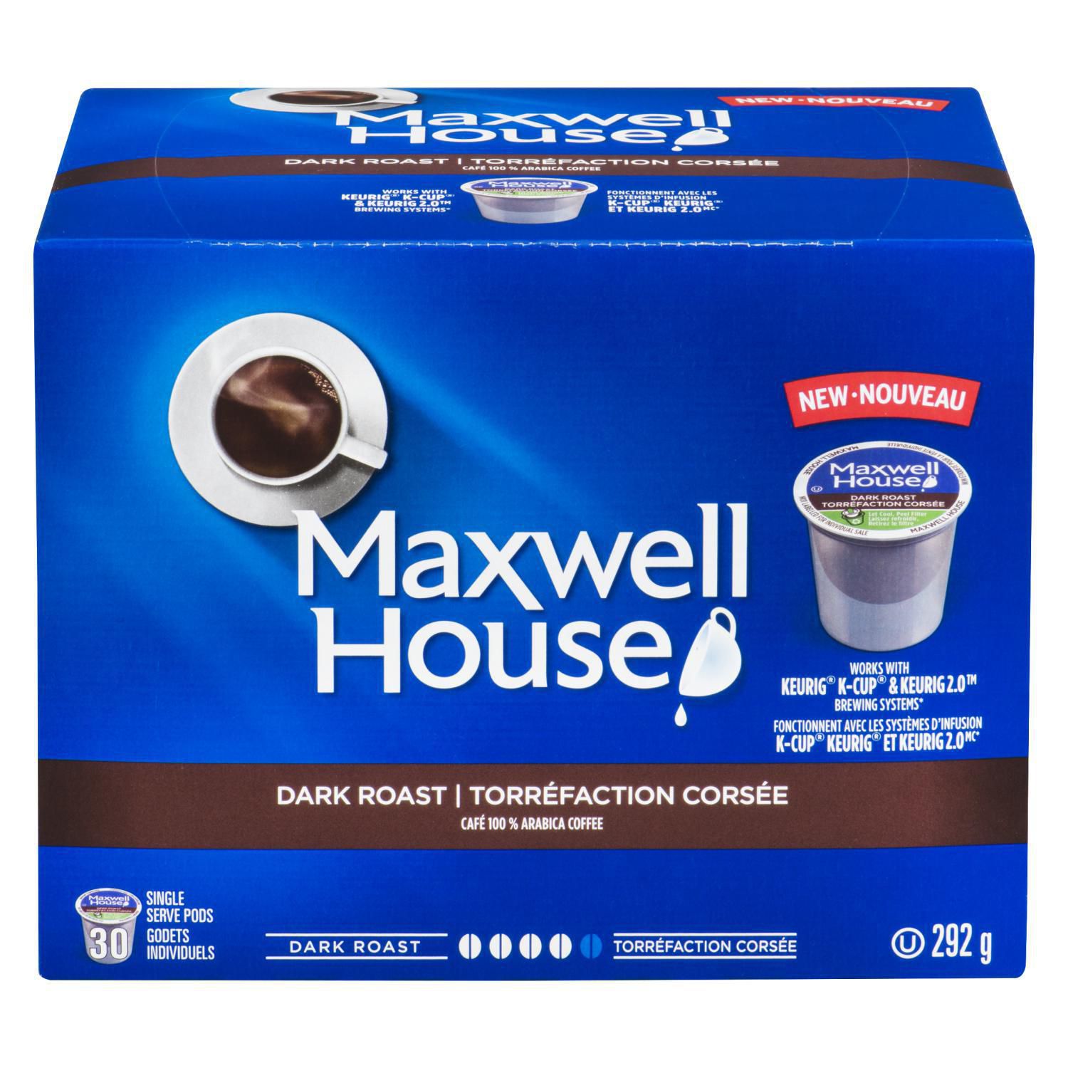 Maxwell House Dark Roast Coffee Pods | Walmart Canada