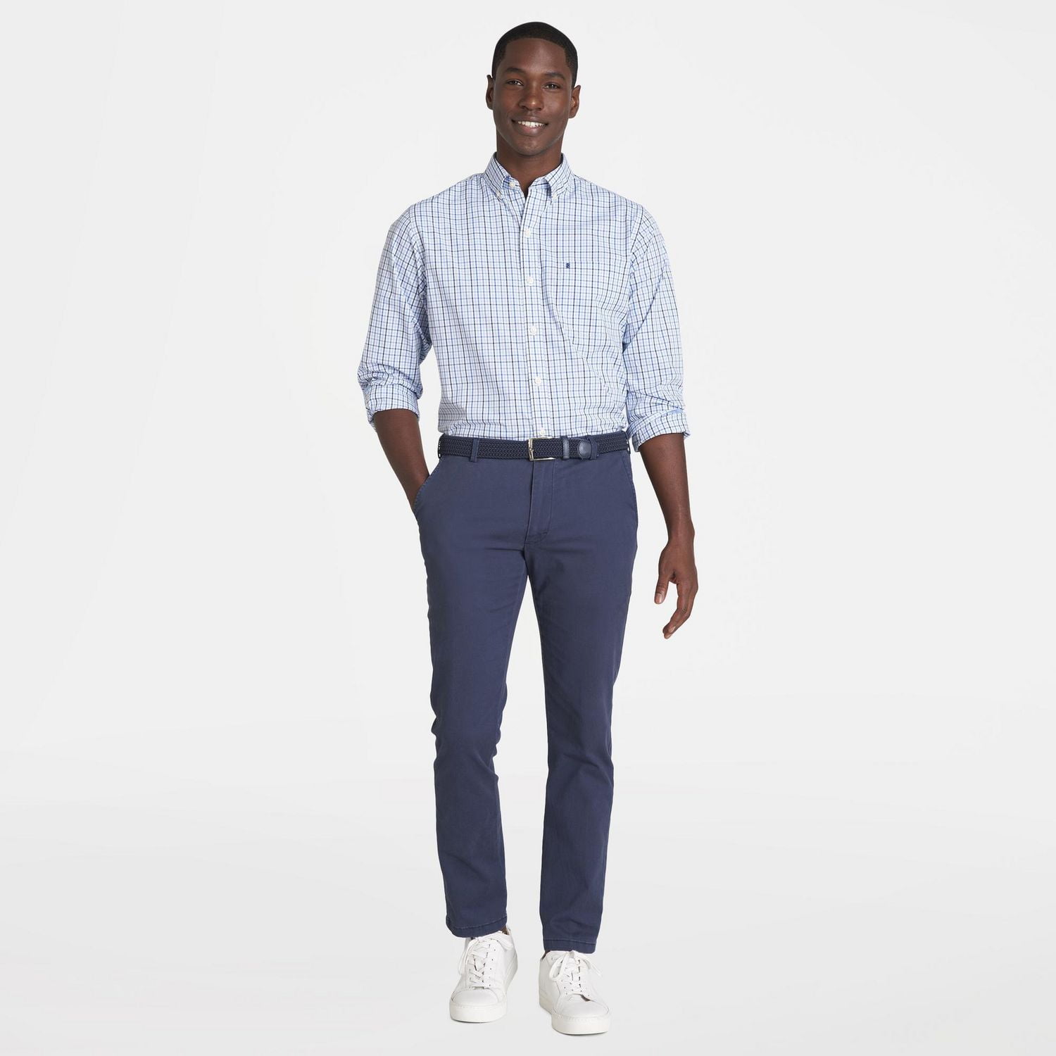 IZOD MENS LONG SLEEVE CLASSIC WOVEN