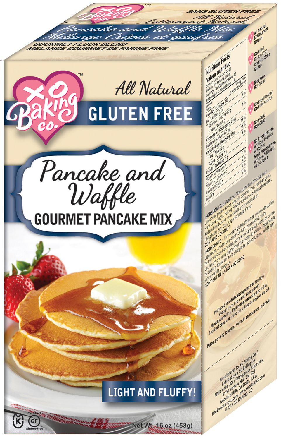 XO Baking Gluten Free Pancake & Waffle Mix Walmart Canada