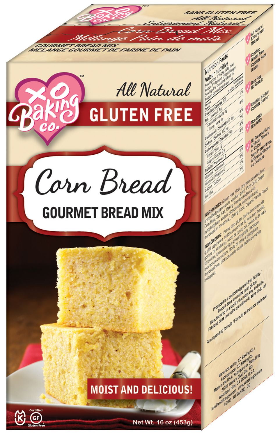 XO Baking Gluten Free Cornbread Mix Walmart Canada