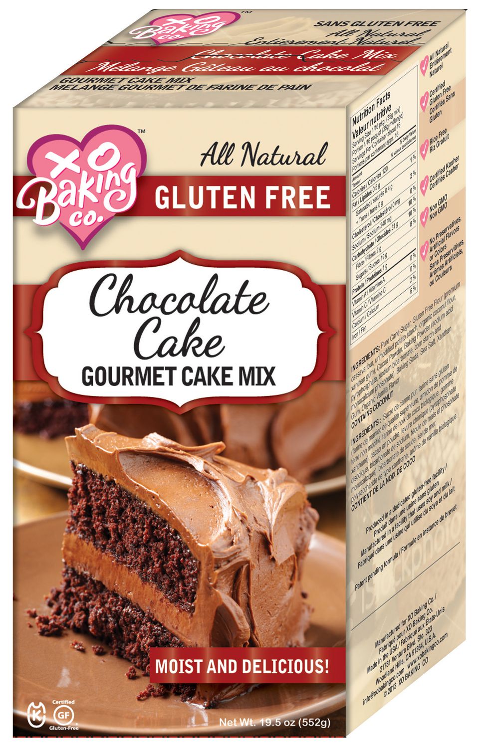 XO Baking Gluten Free Chocolate Cake Mix | Walmart Canada