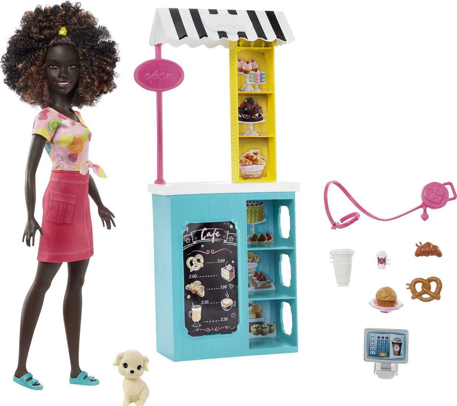 Barbie Life in the City Cafe Playset with Barbie Doll Walmart