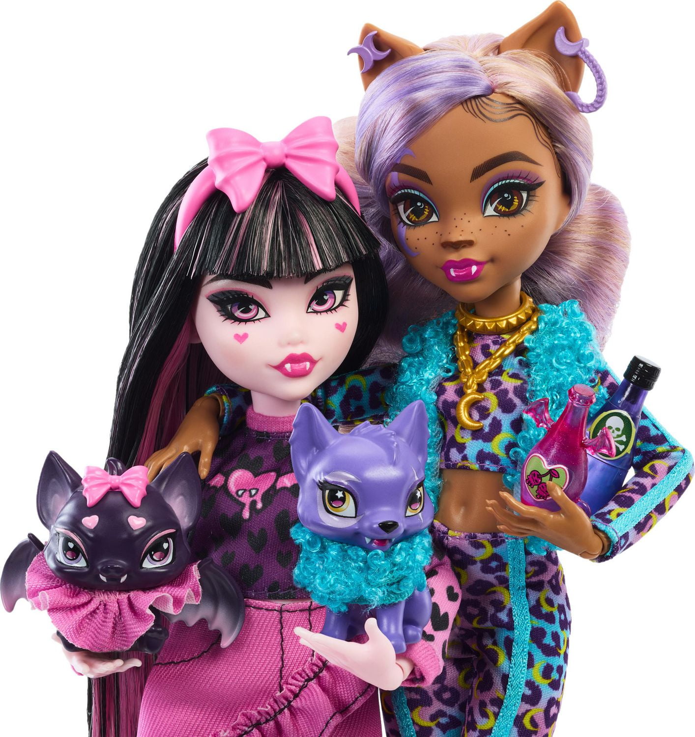 Monster High Mexico Exclusive hotsell Clawdeen Wolf and Frankie Stein Bundle