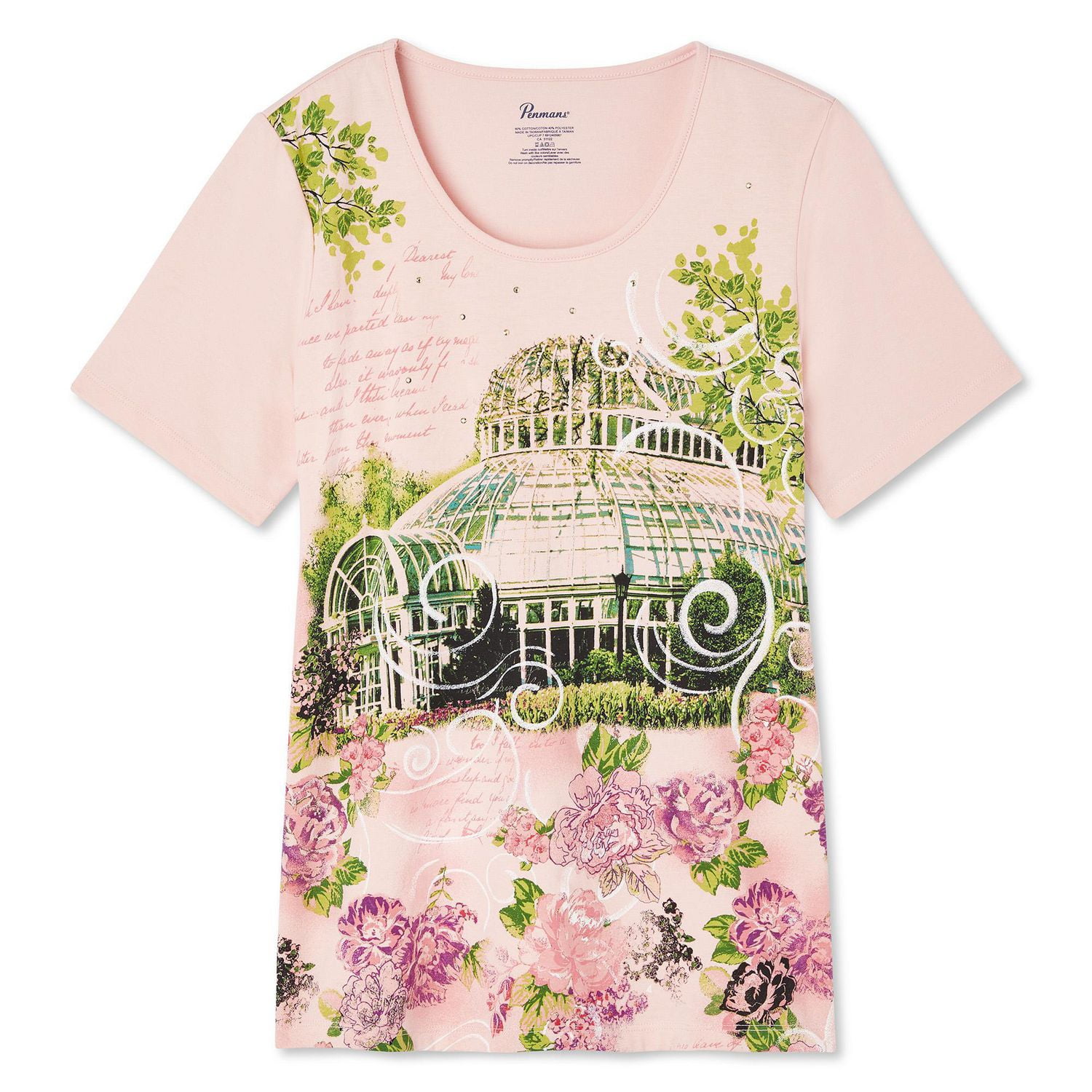 Penmans Women's Printed Short Sleeve Tee