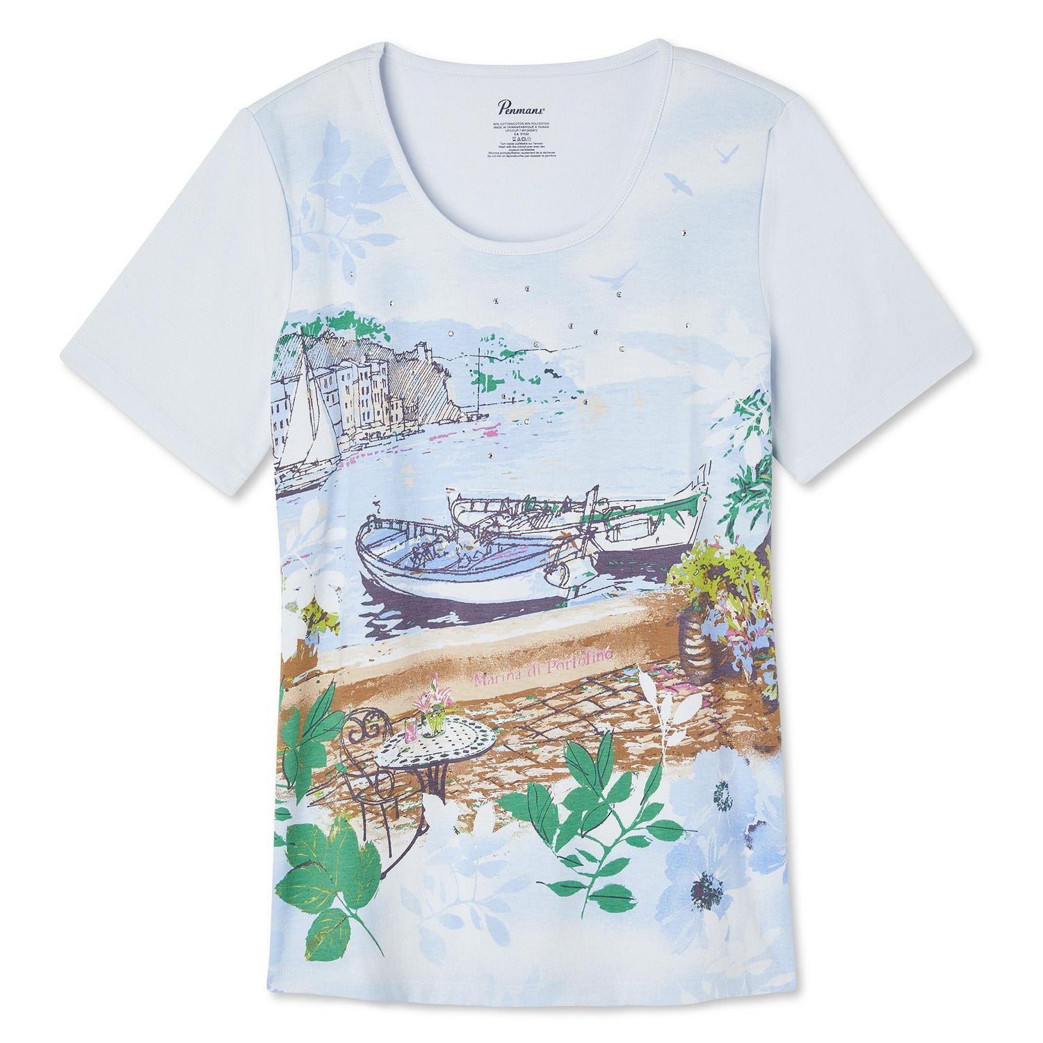 Penmans Women's Printed Short Sleeve Tee